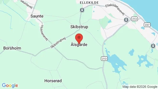 Huse til salg i Ålsgårde - Foto fra Google Street View