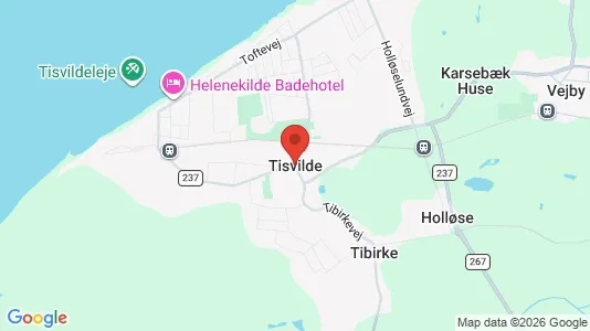 Huse til salg i Tisvildeleje - Foto fra Google Street View