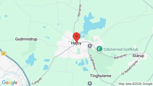 Sommerhuse til salg i Højby - Foto fra Google Street View