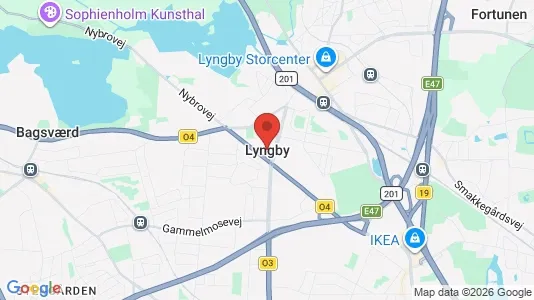 Rækkehuse til salg i Kongens Lyngby - Foto fra Google Street View