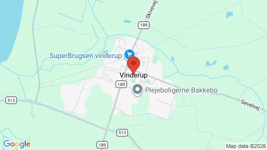 Huse til salg i Vinderup - Foto fra Google Street View