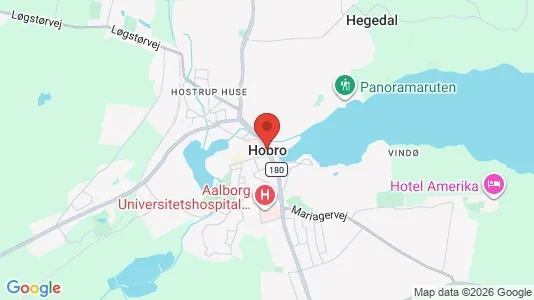 Huse til salg i Hobro - Foto fra Google Street View