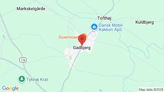 Huse til salg i Gadbjerg - Foto fra Google Street View