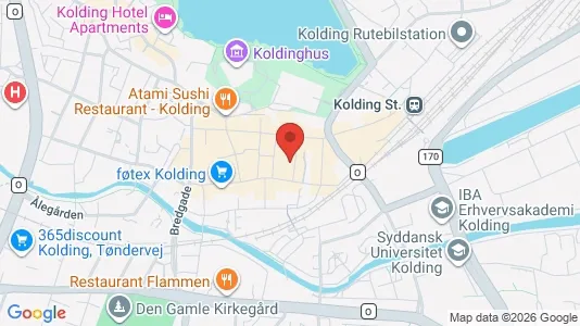 Lejligheder til leje i Kolding - Foto fra Google Street View
