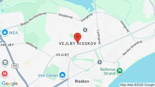 Huse til salg i Risskov - Foto fra Google Street View