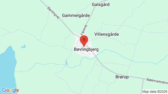 Huse til salg i Bøvlingbjerg - Foto fra Google Street View
