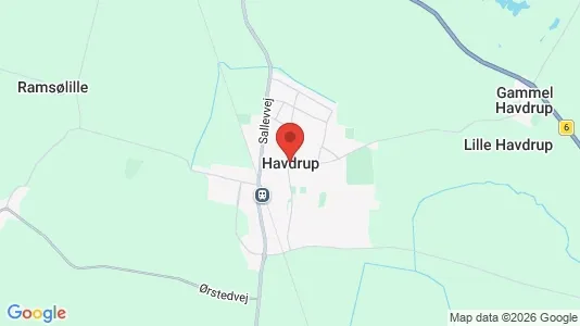 Huse til salg i Havdrup - Foto fra Google Street View