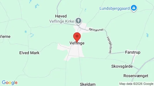 Huse til salg i Veflinge - Foto fra Google Street View