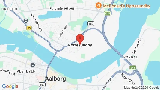 Lejligheder til leje i Nørresundby - Foto fra Google Street View