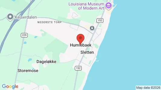 Huse til salg i Humlebæk - Foto fra Google Street View