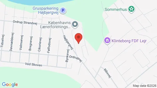 Lejligheder til salg i Fårevejle - kort over placeringen