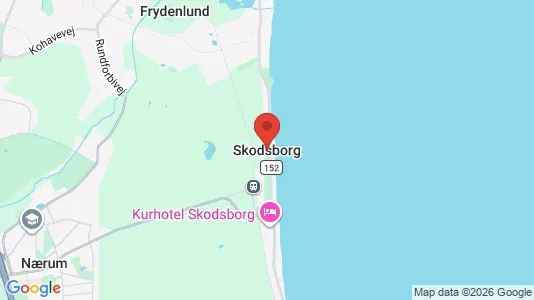 Huse til salg i Skodsborg - kort over placeringen