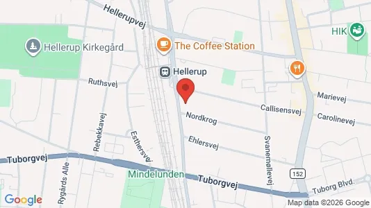 Lejligheder til salg i Hellerup - kort over placeringen
