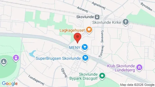 Lejligheder til leje i Skovlunde - kort over placeringen