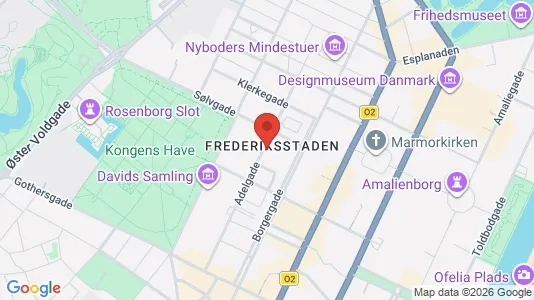 Lejligheder til leje i København K - kort over placeringen