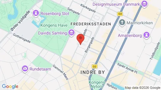 Lejligheder til leje i København K - kort over placeringen