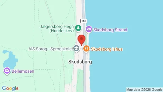 Lejligheder til leje i Skodsborg - kort over placeringen