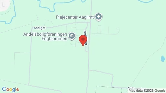 Lejligheder til leje i Aalestrup - kort over placeringen