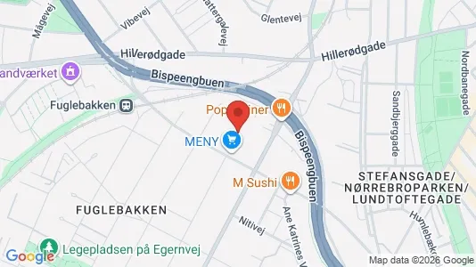 Lejligheder til salg i Frederiksberg - kort over placeringen