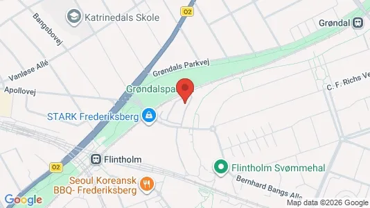 Lejligheder til salg i Frederiksberg - kort over placeringen