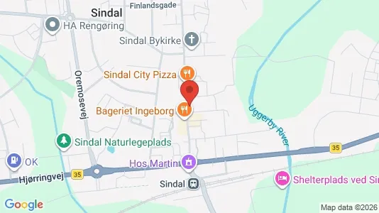 Lejligheder til leje i Sindal - Foto fra Google Street View