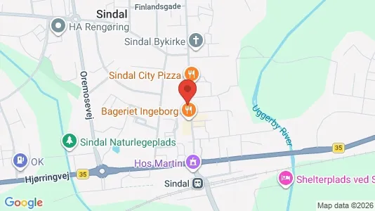 Lejligheder til leje i Sindal - Foto fra Google Street View