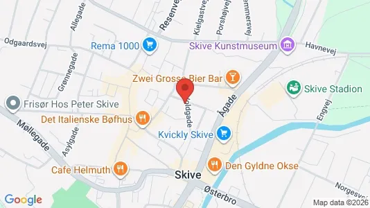 Lejligheder til leje i Skive - Foto fra Google Street View