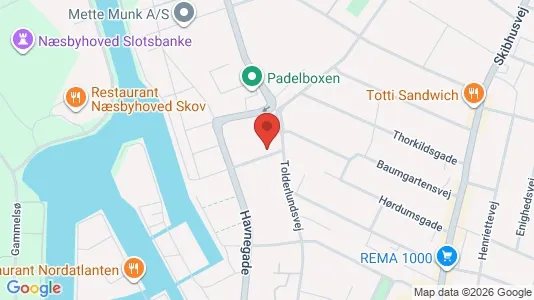 Lejligheder til salg i Odense C - kort over placeringen