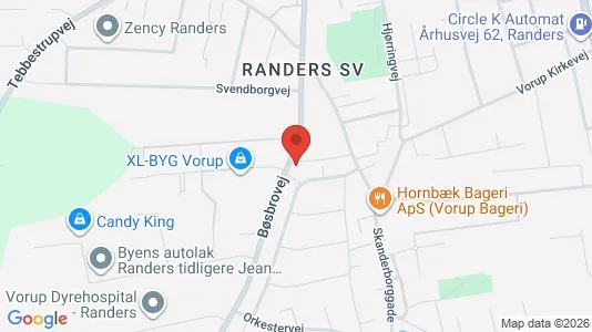 Lejligheder til salg i Randers SV - Foto fra Google Street View