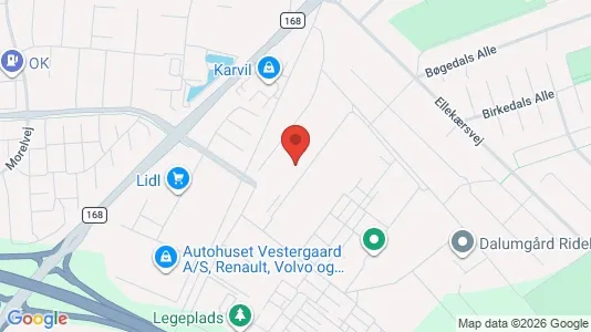 Lejligheder til salg i Odense SV - kort over placeringen