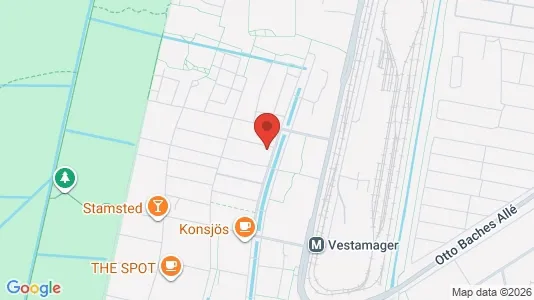 Lejligheder til leje i København S - kort over placeringen