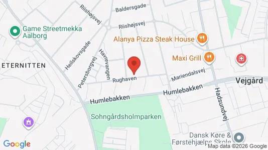 Lejligheder til leje i Aalborg Centrum - kort over placeringen