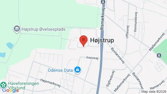 Lejligheder til leje i Odense V - kort over placeringen