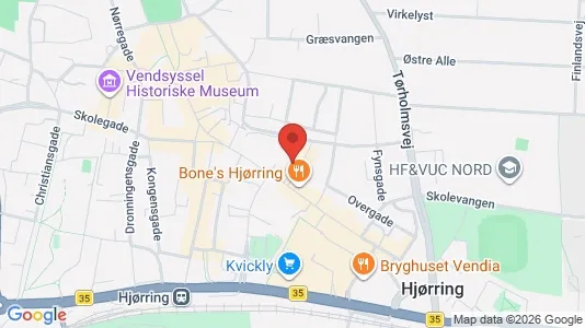 Lejligheder til leje i Hjørring - Foto fra Google Street View
