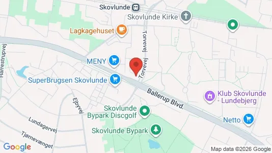 Lejligheder til leje i Skovlunde - kort over placeringen