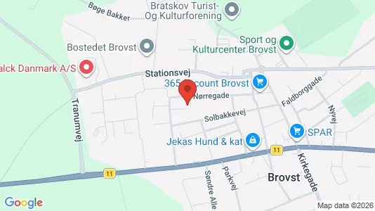 Lejligheder til leje i Brovst - Foto fra Google Street View