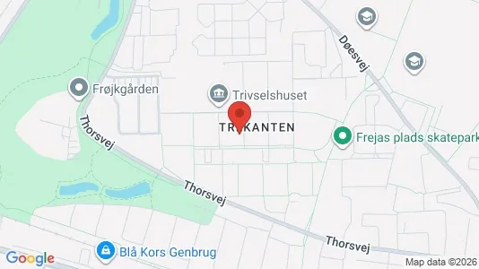 Lejligheder til leje i Holstebro - kort over placeringen