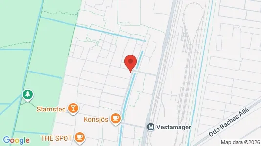Lejligheder til leje i København S - kort over placeringen