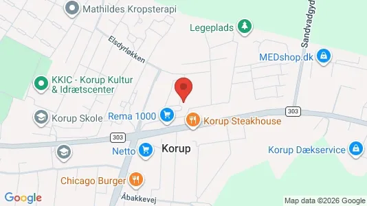 Andelsboliger til salg i Odense NV - kort over placeringen