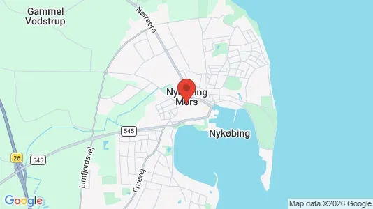 Huse til salg i Nykøbing Mors - Foto fra Google Street View