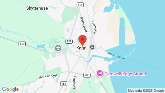 Huse til salg i Køge - Foto fra Google Street View