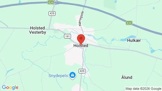 Huse til salg i Holsted - Foto fra Google Street View