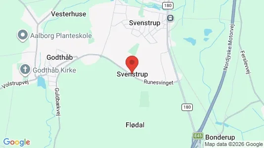 Huse til salg i Svenstrup J - Foto fra Google Street View