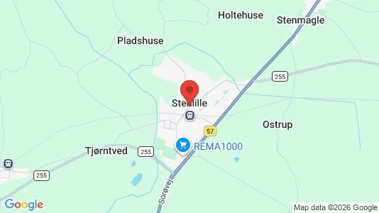 Huse til salg i Stenlille - Foto fra Google Street View