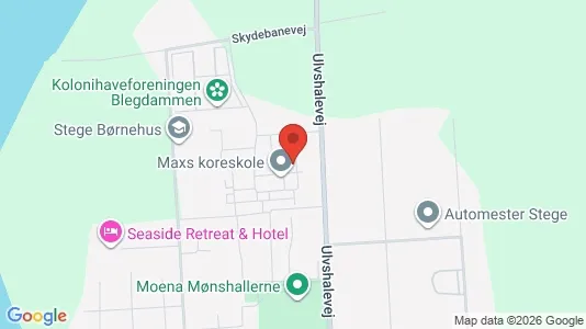 Andelsboliger til salg i Stege - Foto fra Google Street View