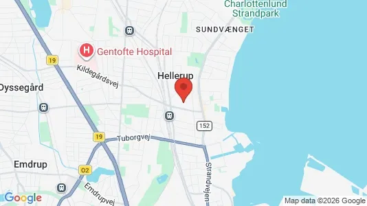 Lejligheder til salg i Hellerup - Foto fra Google Street View