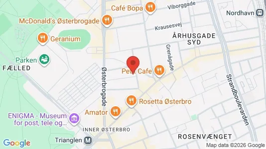 Lejligheder til salg i Østerbro - Foto fra Google Street View