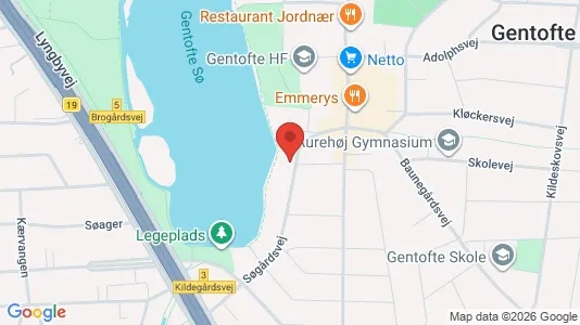 Lejligheder til leje i Charlottenlund - Foto fra Google Street View