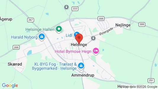 Huse til salg i Helsinge - Foto fra Google Street View