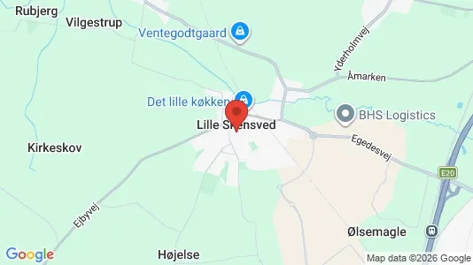 Huse til salg i Lille Skensved - Foto fra Google Street View